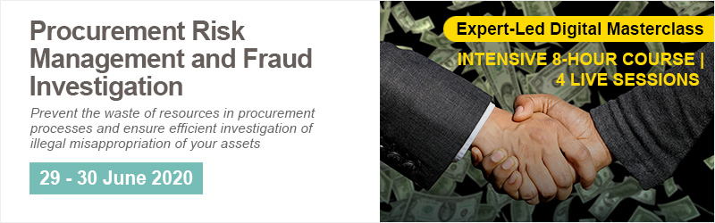 Procurement Risk Management and Fraud Investigation - Online