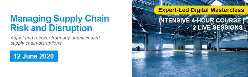 Managing Supply Chain Risk and Disruption Online